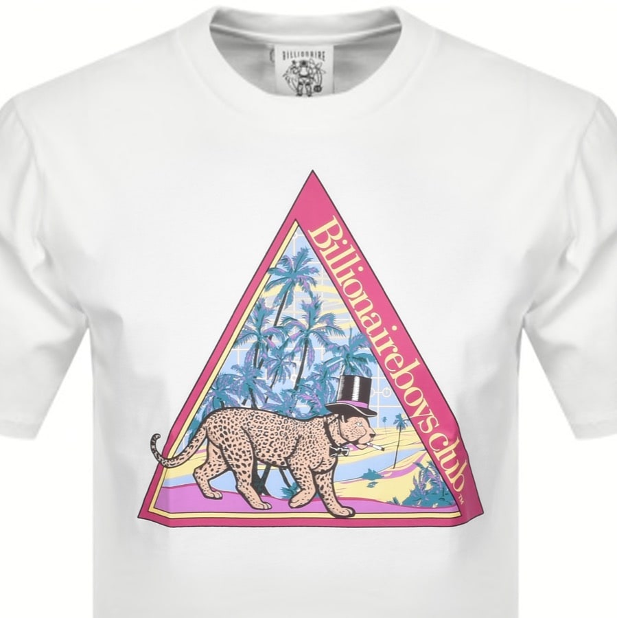 Alternative Image for ProductBillionaire Boys Club Leopard Logo T Shirt White2